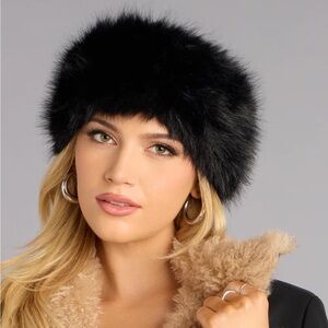 Women's not black but white color Faux Fur Coat